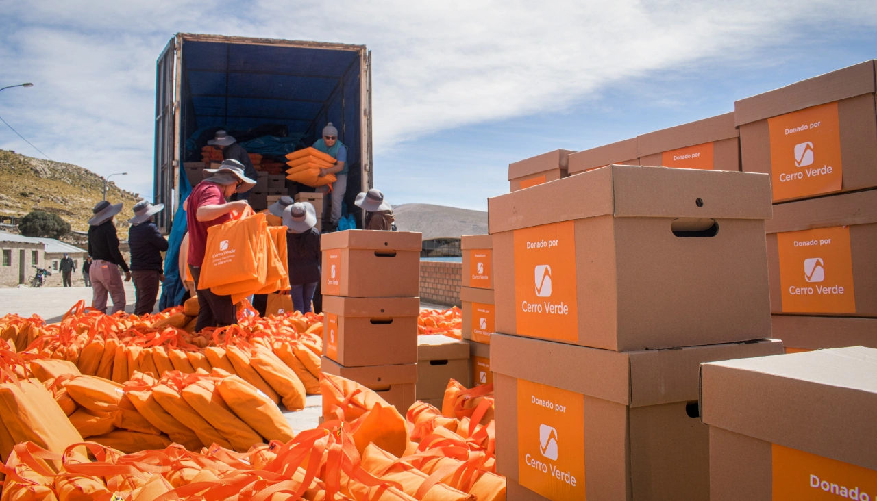 minería cobre molibdeno arequipa cerro verde Donaciones